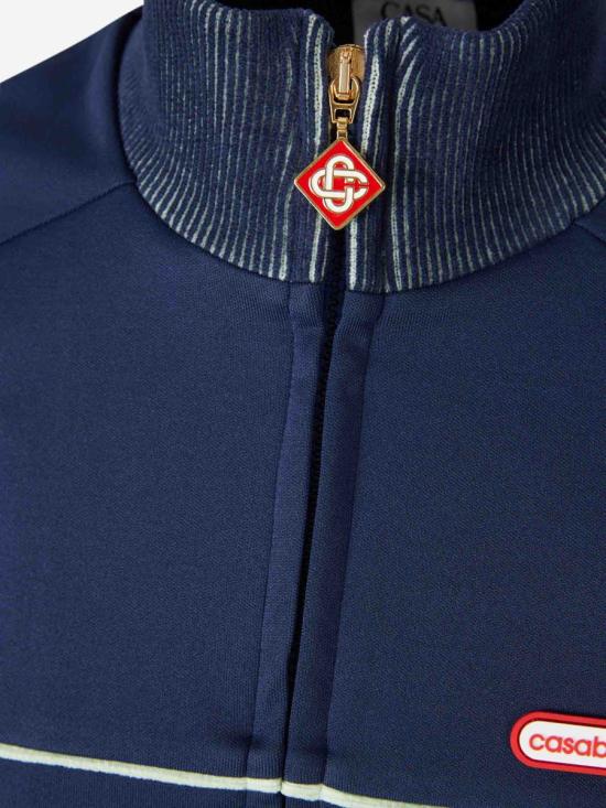 25FW 카사블랑카 자켓 JTP 422 02 NAVY MIDNIGHT BLUE - CASABLANCA