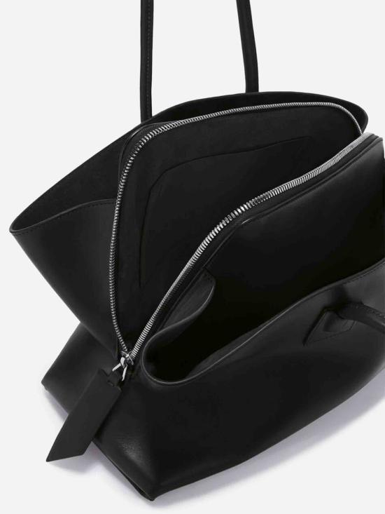 25FW 디 아티코 라 파세지아타 미디엄 탑 핸들 백 250WAH00054LBT019AA 100Black - THE ATTICO