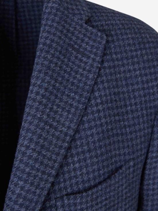 25FW 볼리올리 수트 자켓 N2902 770AZUL PATA GALLO NAVY BLUE - BOGLIOLI