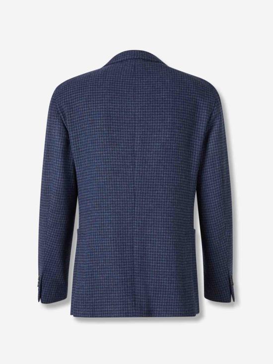 25FW 볼리올리 수트 자켓 N2902 770AZUL PATA GALLO NAVY BLUE - BOGLIOLI