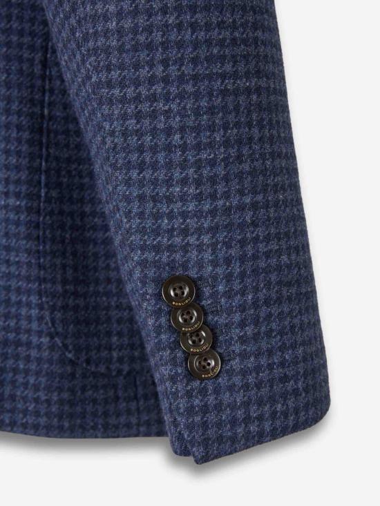 25FW 볼리올리 수트 자켓 N2902 770AZUL PATA GALLO NAVY BLUE - BOGLIOLI