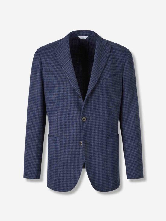 25FW 볼리올리 수트 자켓 N2902 770AZUL PATA GALLO NAVY BLUE