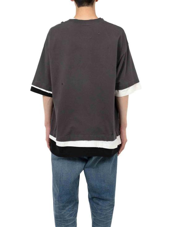 25FW 메종 미하라 야스히로 긴팔 셔츠 A15TS641 BLACK Black - MAISON MIHARA YASUHIRO