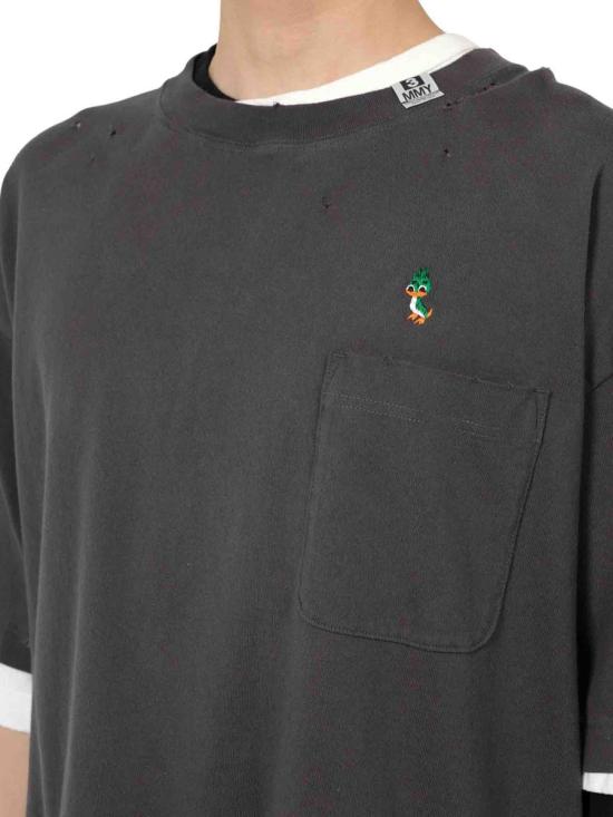 25FW 메종 미하라 야스히로 긴팔 셔츠 A15TS641 BLACK Black - MAISON MIHARA YASUHIRO