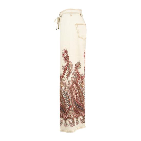 25FW 에트로 데님 팬츠 WRNB0006AKA31X0801 WHITE - ETRO