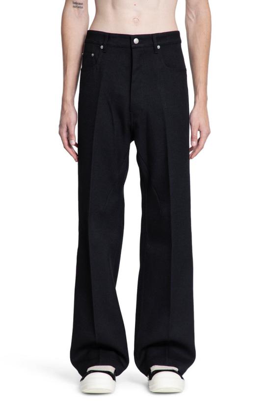 25FW 릭 오웬스 데님 팬츠 RU02E1333WD 09 Black