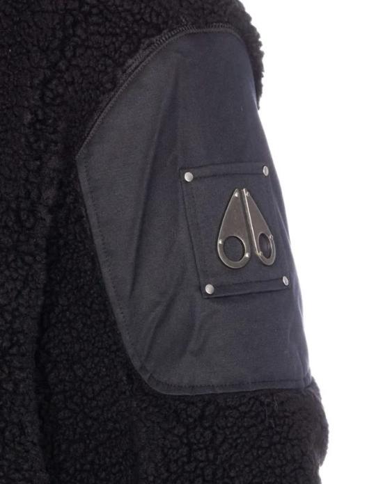 25FW 무스너클 SAGLEK 플리스 집 자켓 SAGLEK 플리스 집  M35MS601292 BLACK Black - MOOSE KNUCKLES