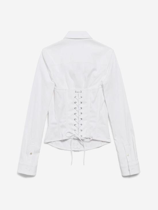 25FW 발렌시아가 셔츠 850782TSM19 9000WHITE - BALENCIAGA