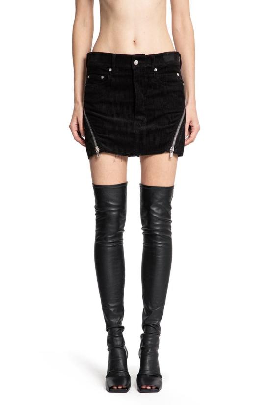 25FW 릭 오웬스 숏 스커트 RP02E4362MLC9 09 Black