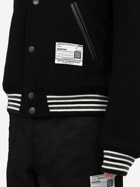 25FW 메종 미하라 야스히로 봄버 자켓 C15BL012 BLACK Black - MAISON MIHARA YASUHIRO