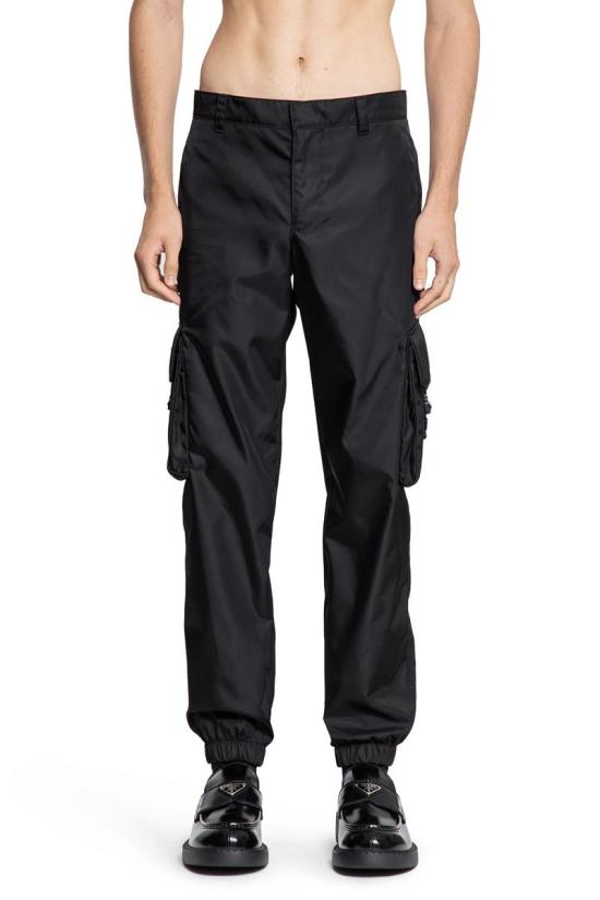 26SS 프라다 리나일론 카고 팬츠 SPH1301WQ8 F0002 Black