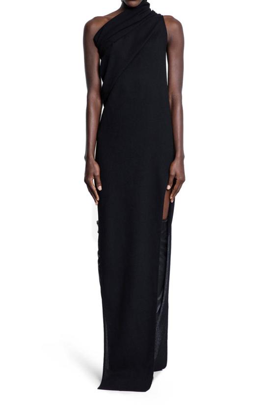 25FW 릭 오웬스 롱 원피스 RP02E4509WA 09 Black