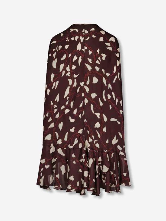 25FW 조한나 오티즈 블라우스 PT03368 DARKCHOCDARK CHOCOLATE ECRU RED Brown - JOHANNA ORTIZ