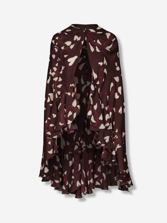 25FW 조한나 오티즈 블라우스 PT03368 DARKCHOCDARK CHOCOLATE ECRU RED Brown