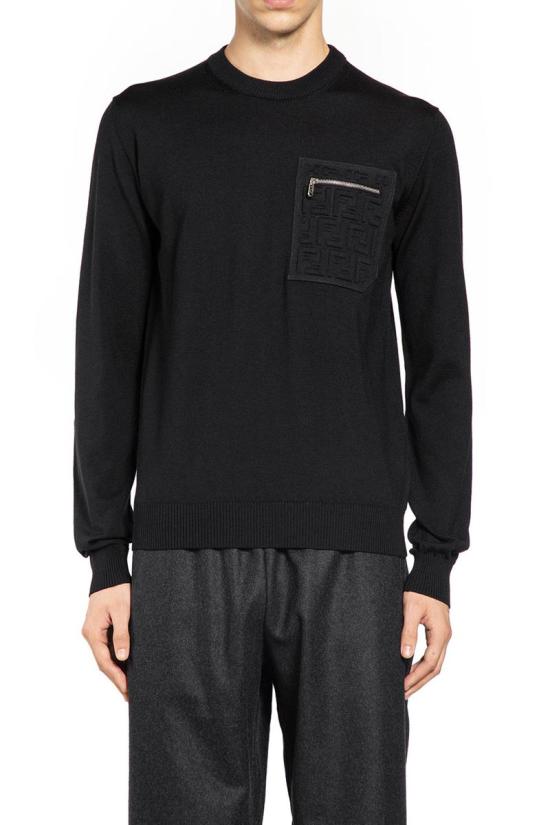 25FW 펜디 스웨터 FZE035ATMO F0QA1 Black