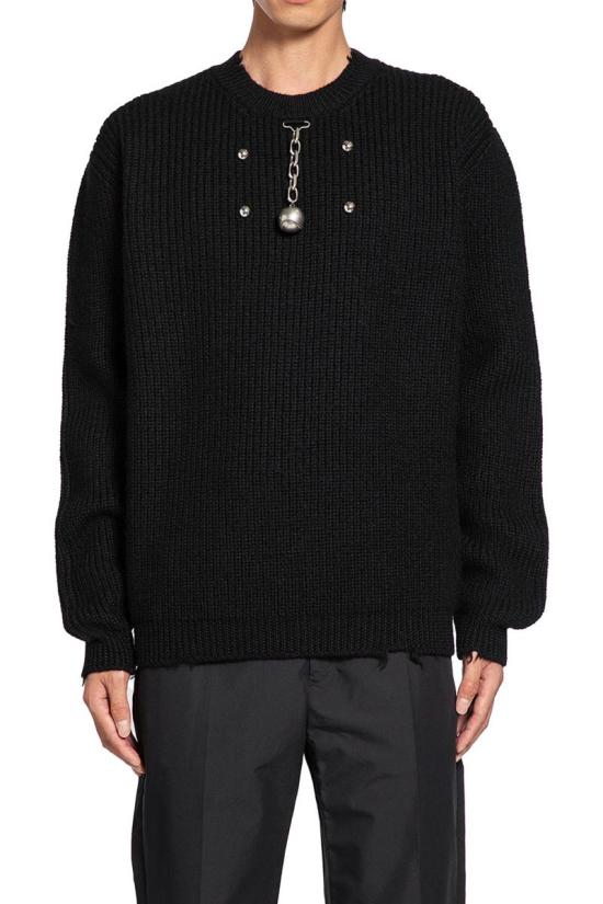 25FW 프라다 스웨터 UMF12917QG F0002 Black