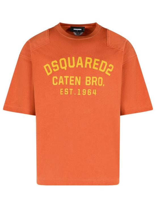 25FW 디스퀘어드2 반팔 티셔츠 S71GD1572 D20035205 BROWN