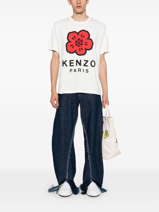  겐조 폴로 티셔츠 FE65TS4754SO 02 WHITE - KENZO
