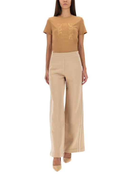 25FW 막스마라 BRAVO 엠브로이드 코튼 티셔츠 2521946032600 112009 BEIGE - MAX MARA