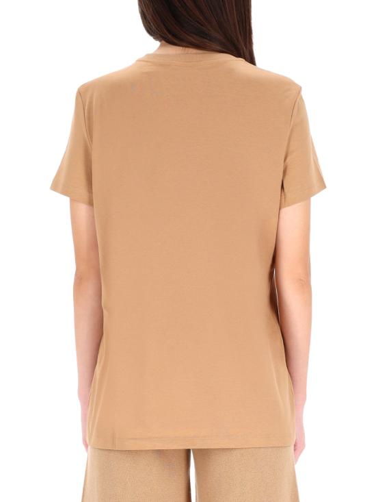 25FW 막스마라 BRAVO 엠브로이드 코튼 티셔츠 2521946032600 112009 BEIGE - MAX MARA