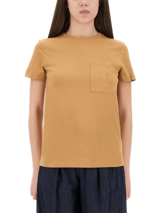 25FW 막스마라 반팔 티셔츠 2521946041600 112003 BEIGE
