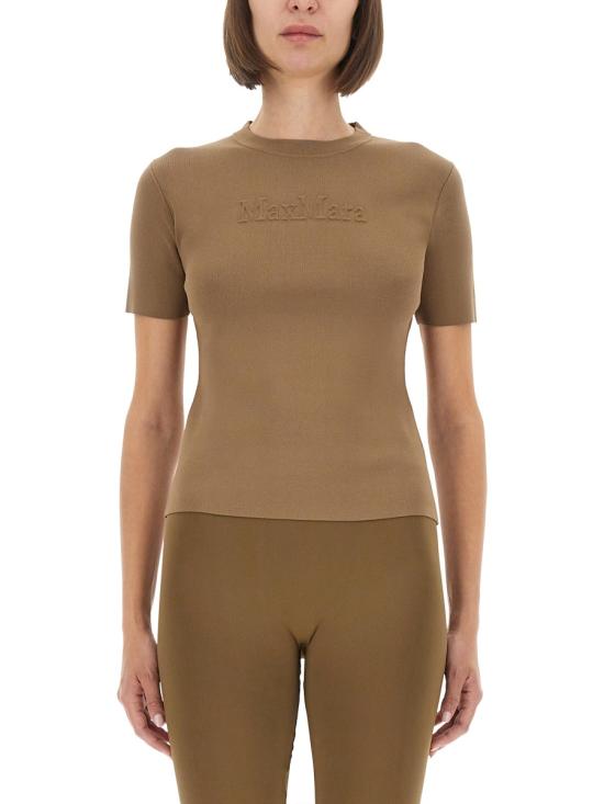 25FW 막스마라 반팔 티셔츠 2521366068600 005004 BEIGE