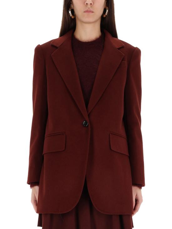 25FW 막스마라 ARICCIA 아리차 싱글 브레스티드 테일러드 블레이저 자켓 2521046243600 362043 RED