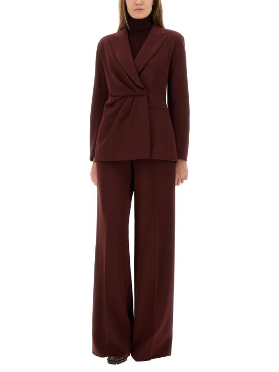 25FW 막스마라 스트레이트 팬츠 2521136014600 394037 BORDEAUX - MAX MARA