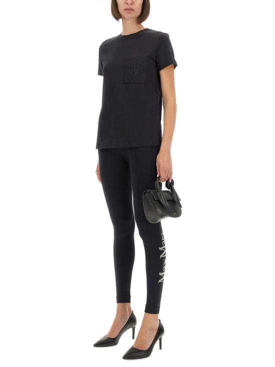 25FW 막스마라 반팔 티셔츠 2521946041600 112002 BLACK - MAX MARA