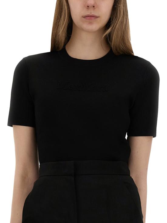 25FW 막스마라 반팔 티셔츠 2521366068600 005005 BLACK - MAX MARA