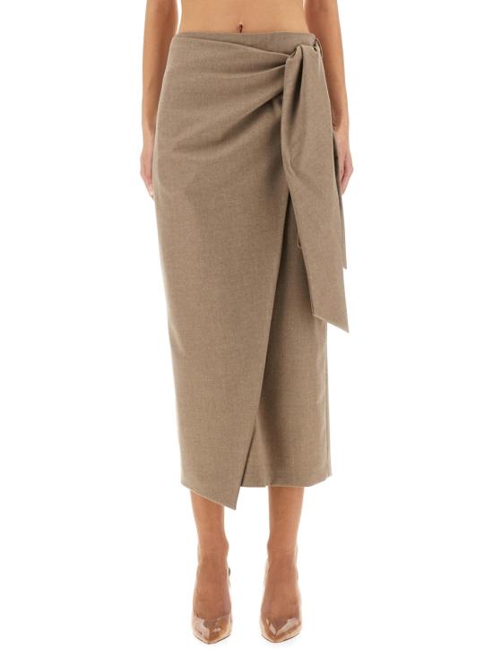 25FW 막스마라 롱 스커트 2521106012600 257002 BEIGE