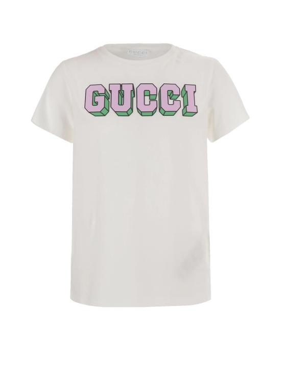 25FW [키즈] 구찌 티셔츠 547559K XJHFG9214 WHITE