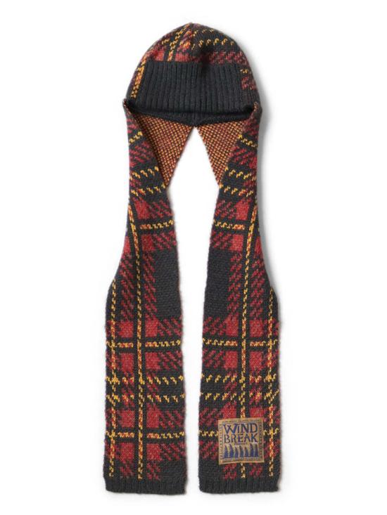  캐피탈 이어플랩 캡 카피탈 5G 울 타탄 체크 게일 캡