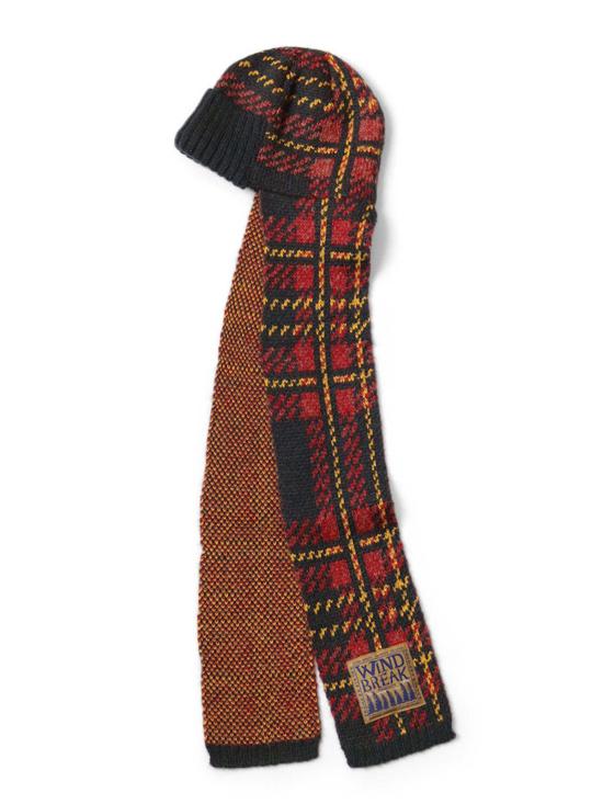  캐피탈 이어플랩 캡 카피탈 5G 울 타탄 체크 게일 캡 - KAPITAL