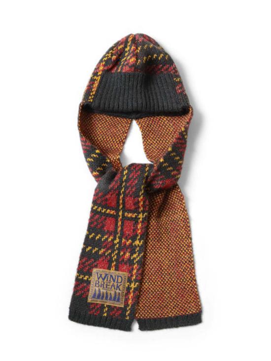  캐피탈 이어플랩 캡 카피탈 5G 울 타탄 체크 게일 캡 - KAPITAL