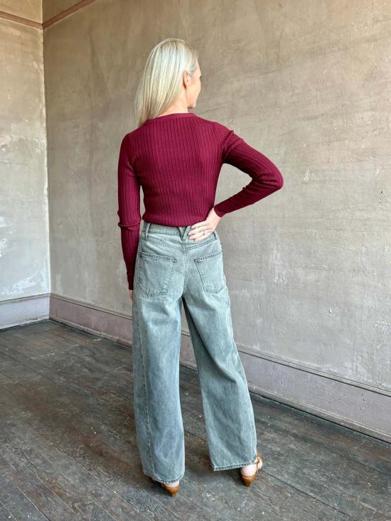  포르테포르테 가디건 포르테 포르테 슈퍼파인 메리노 리브 카디건 - FORTE FORTE