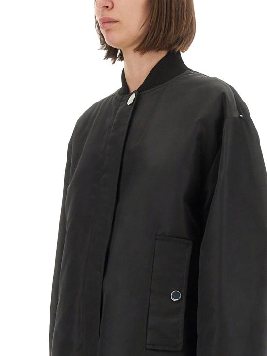 25FW 스포트막스 AGAPE아가페 오버사이즈 트윌 봄버 자켓 2522026041600 240003 BLACK - SPORTMAX