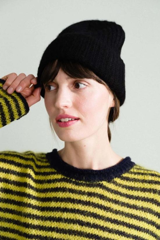  한셀 프롬 바젤 비니 한젤 프롬 바젤 캐시미어 리브드 비니 - HANSEL FROM BASEL