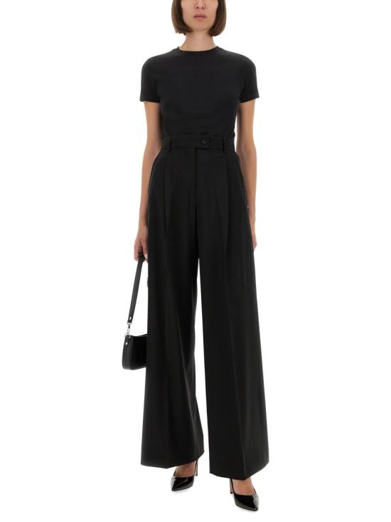 25FW 스포트막스 스트레이트 팬츠 2522136021600 245004 BLACK - SPORTMAX
