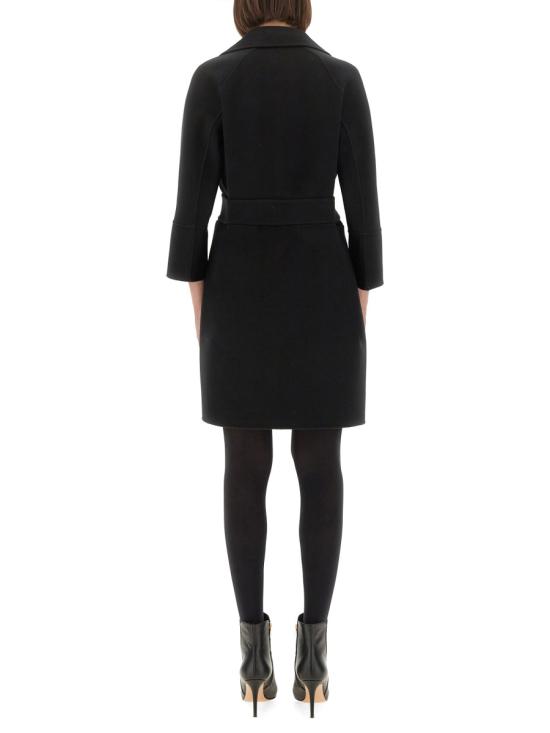 25FW 에스막스마라 ARONA 아로나 쇼트 더블 페이스 울 코트 2529016071600 700013 BLACK - 'S MAX MARA