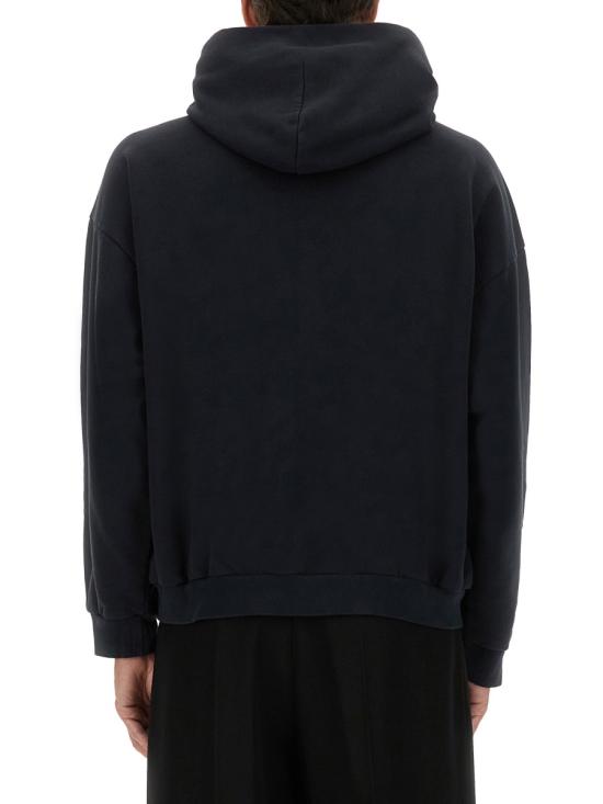25FW 발렌시아가 미디엄 핏 후드 티셔츠 767877 TSVR11083 BLACK - BALENCIAGA