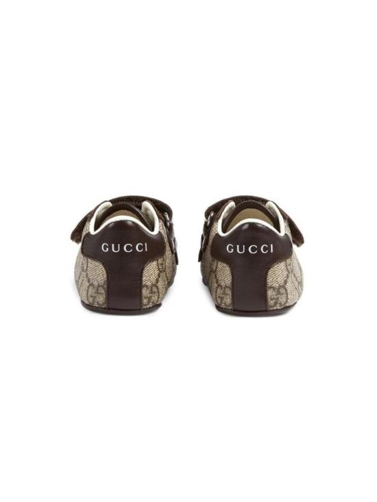 25FW [키즈] 구찌 레이스업 슈즈 772387K FACX39752 BEIGE - GUCCI