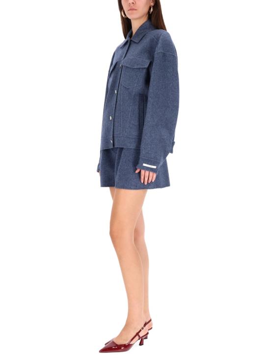 25FW 스포트막스 트렌치 코트 2522086033600 748002 BLUE - SPORTMAX