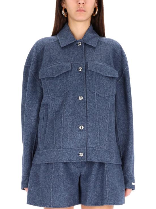 25FW 스포트막스 트렌치 코트 2522086033600 748002 BLUE