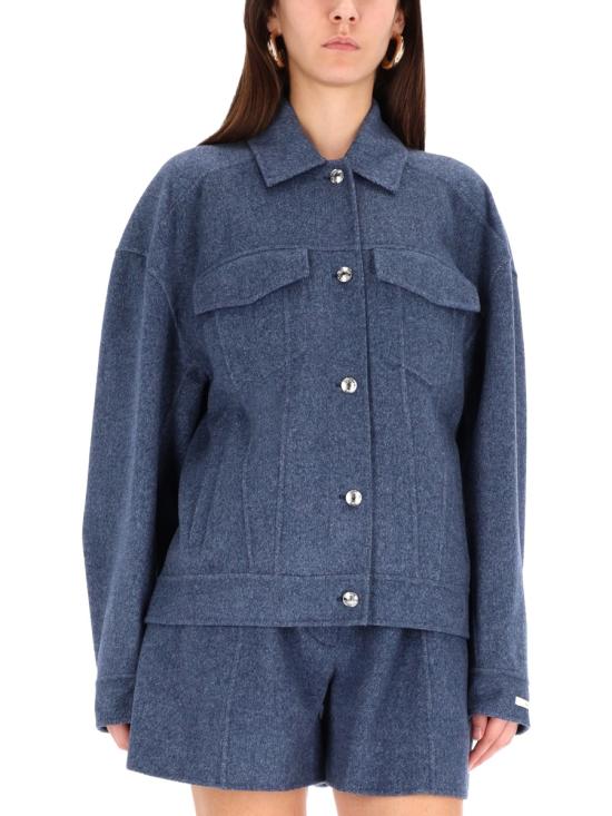 25FW 스포트막스 트렌치 코트 2522086033600 748002 BLUE - SPORTMAX