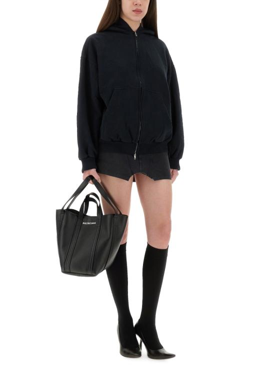 25FW 발렌시아가 긴팔 티셔츠 803264 TSVU71750 BLACK - BALENCIAGA