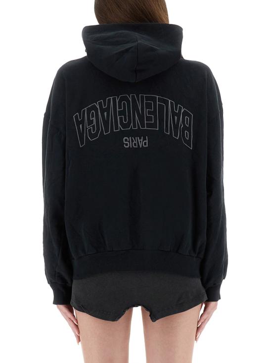 25FW 발렌시아가 긴팔 티셔츠 803264 TSVU71750 BLACK - BALENCIAGA