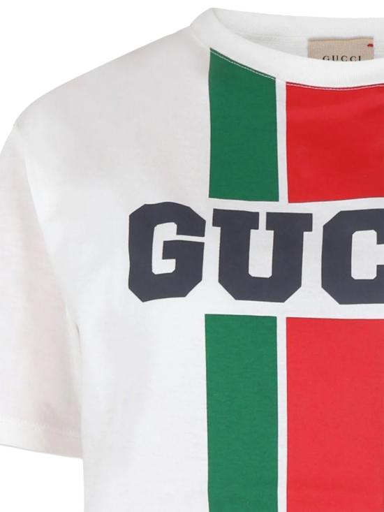 25FW [키즈] 구찌 티셔츠 575114K XJGN79214 WHITE - GUCCI