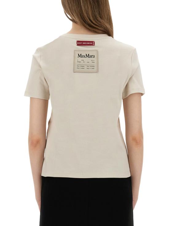 25FW 에스막스마라 반팔 티셔츠 2529976041600 072002 BEIGE - 'S MAX MARA