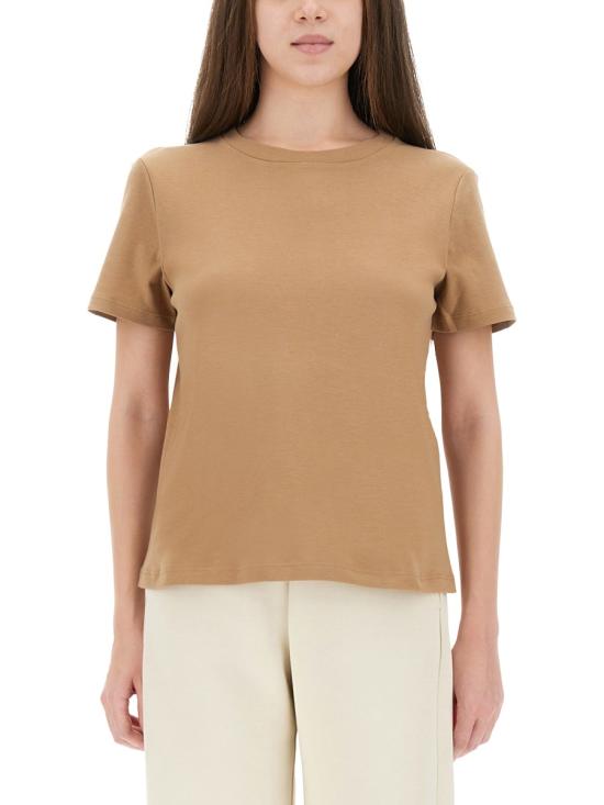 25FW 에스막스마라 반팔 티셔츠 2529976041600 072006 BEIGE